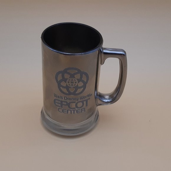 Epcot Mirrored Glass Mug -Vintage - Picture 3 of 11